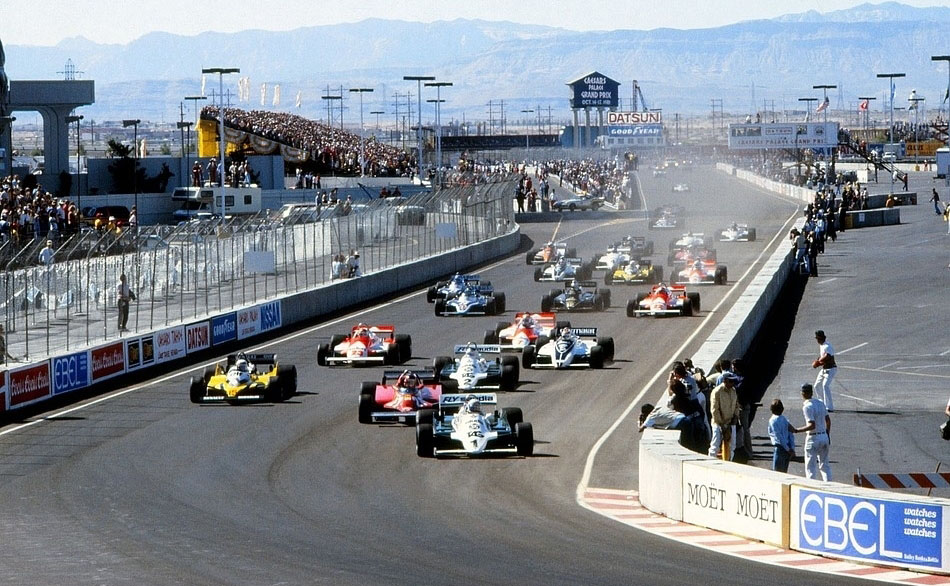 Ален Прост на Гран При Лас Вегаса 1981